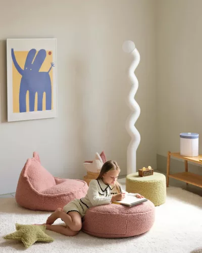 Wigiwama Kerek Puff, Guava Pink