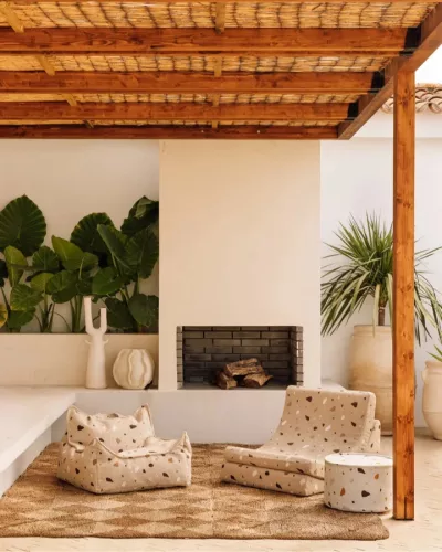 Wigiwama Babzsákfotel - Terrazzo Sand