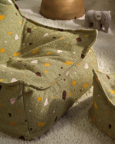 Wigiwama Babzsákfotel - Terrazzo Moss