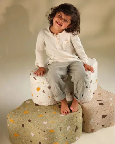 Wigiwama Felhő Puff - Terrazzo Marble