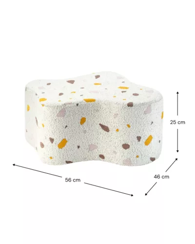 Wigiwama Felhő Puff - Terrazzo Marble