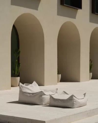 Wigiwama babzsákfotel, kültéri, Terra