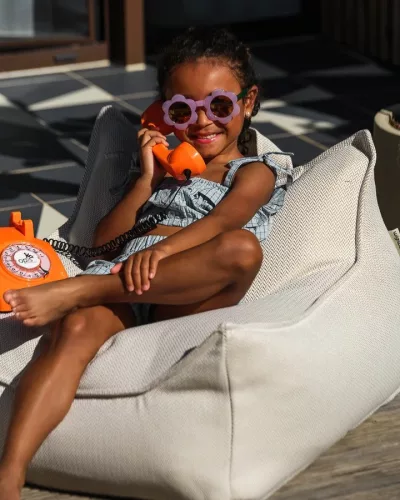 Wigiwama babzsákfotel, kültéri, Terra