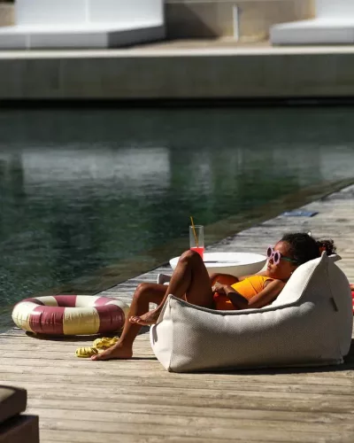 Wigiwama babzsákfotel, kültéri, Terra