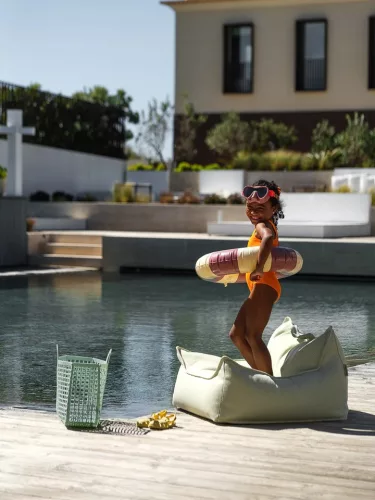 Wigiwama babzsákfotel, kültéri, Herba