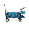 Wapiti Wagon 2 személyes összehajtható strandkocsi kosárral és kihajtható lábtérrel - Sötét türkiz