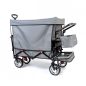   Wapiti Wagon kosárral és kihajtható lábtérrel,  szürke - 2 személyes strandkocsi