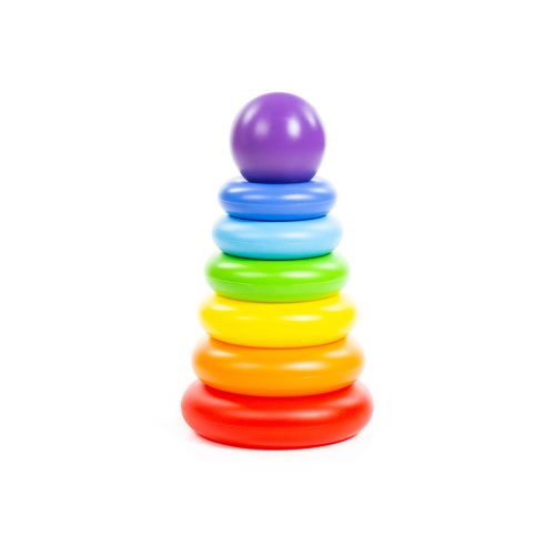 Wader Montessori gyűrűtorony, 8 darabos 12 hó+