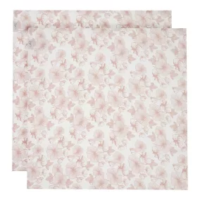   Witlof for Kids muszlin pelenka 65 x 65 cm, 2 db Flower Powder