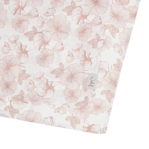 Witlof for Kids muszlin pelenka 65 x 65 cm, 2 db Flower Powder