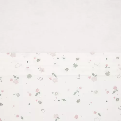 Witlof for Kids megerősített szegéllyel ellátott lepedő Tuck-inn 60x120 cm Vintage Flowers