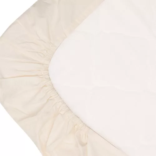 Witlof for Kids megerősített szegéllyel ellátott lepedő Tuck-inn 60 x 120 cm Off White