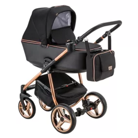   Adamex Reggio multifunkciós babakocsi - Y302 Black&Rosegold Special