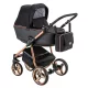 Adamex Reggio multifunkciós babakocsi - Y302 Black&Rosegold Special