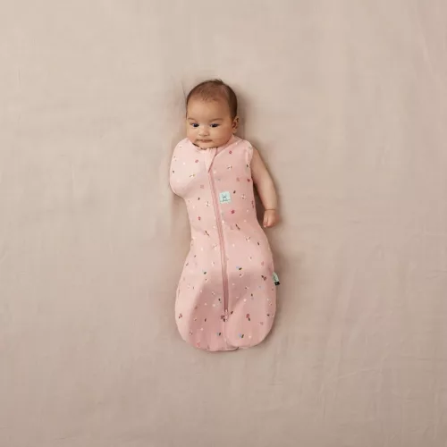 ERGOPOUCH 2 az 1-ben pólya és alvózsák Cocoon Daisies 6-12 hó, 8-10 kg, 0,2 tog