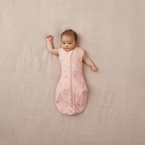 ERGOPOUCH 2 az 1-ben pólya és alvózsák Cocoon Daisies 6-12 hó, 8-10 kg, 0,2 tog