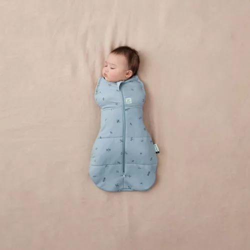 ERGOPOUCH Hálózsák és pólya 2 az 1-ben Cocoon Dragonflies 0-3 h, 3-6 kg, 2,5 tog