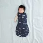   ERGOPOUCH Pólya és hálózsák 2 az 1-ben Cocoon Whale 0-3 hónap, 3-6 kg, 2,5 tog