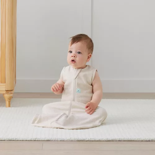 ERGOPOUCH Hálózsák organikus pamut Jersey Oatmeal Marle 3-12 hó, 6-10 kg, 0,2 tog