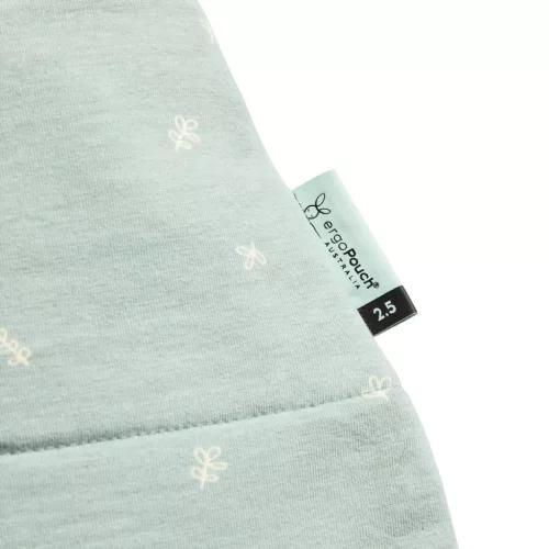 ERGOPOUCH Hálózsák organikus pamut Jersey Sage 3-12 h, 6-10 kg, 2,5 tog