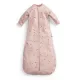 ERGOPOUCH Hálózsák ujjakkal, organikus pamut Jersey Daisies 3-12 hó, 6-10 kg, 1 tog