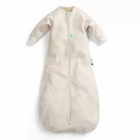   ERGOPOUCH Alvózsák ujjakkal, organikus pamut Jersey Oatmeal Marle 3-12 hó, 6-10 kg, 1 tog