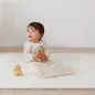   ERGOPOUCH Hálózsák ujjakkal, organikus pamut Jersey Oatmeal Marle 8-24 hó, 8-14 kg, 1 tog