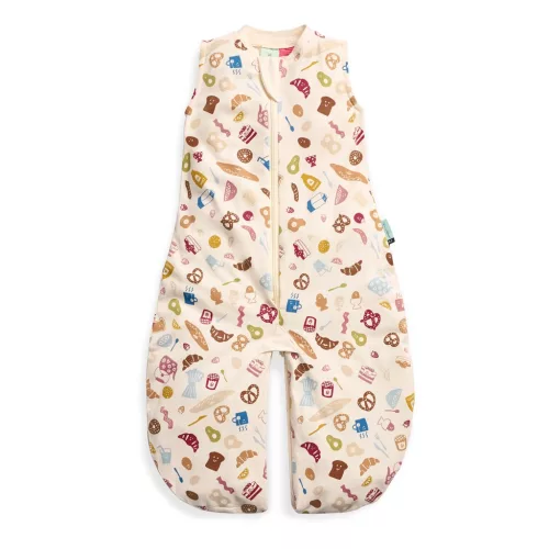 ERGOPOUCH Alvózsák és kezeslábas 2 az 1-ben organikus pamut Suit Bon Appetit 8-24 hónap, 8-14 kg, 0,