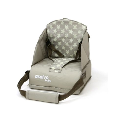 Asalvo Go Anywhere textil székmagasító 15 kg-ig Stars Beige