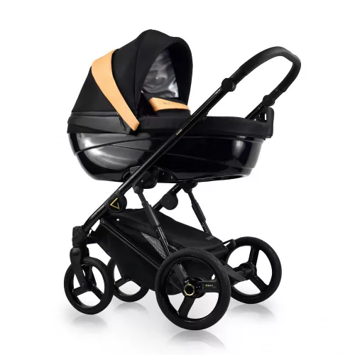 Bexa Glamour 3in1 multifunkciós babakocsi + K2 KITE hordozó- Fekete