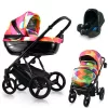Bexa Glamour 3in1 multifunkciós babakocsi + K2 KITE hordozó- Színes