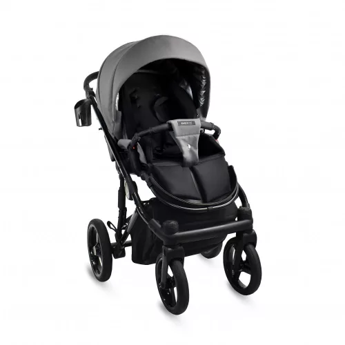 Bexa Glamour 3in1 multifunkciós babakocsi + K2 KITE hordozó- Szürke
