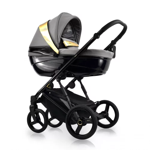 Bexa Glamour 3in1 multifunkciós babakocsi + K2 KITE hordozó- Szürke