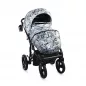   Bexa Glamour 3in1 multifunkciós babakocsi + K2 KITE hordozó- Fekete-fehér