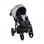   Bexa Glamour 3in1 multifunkciós babakocsi + K2 KITE hordozó- Fekete-fehér