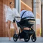   Bexa Glamour 3in1 multifunkciós babakocsi + K2 KITE hordozó- Fekete-fehér