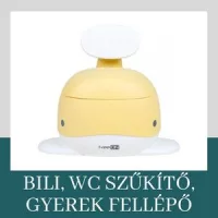 Bili, wc szűkítő, gyerek fellépő, törlőkendő tartó