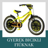 Gyerek bicikli fiúknak 120-135 cm között