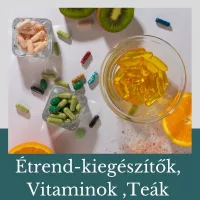 Étrend-kiegészítők,Vitaminok ,Teák