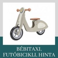 Bébitaxi, futóbicikli, hinta