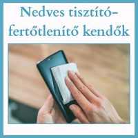 Nedves tisztító-fertőtlenítő kendők