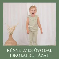 Kényelmes óvodai, iskolai ruházat