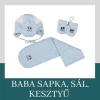 Baba sapka, sál, kesztyű