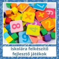 Iskolára felkészítő fejlesztő játékok