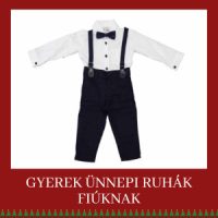Gyerek ünnepi ruhák fiúknak
