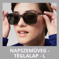 NAPSZEMÜVEG - TÉGLALAP - L