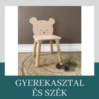 Gyerekasztal és szék