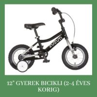 12" gyerek bicikli (2-4 éves korig)