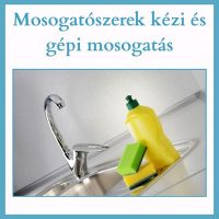 Mosogatószerek kézi és gépi mosógatás 