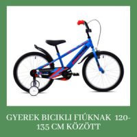 Gyerek bicikli fiúknak 120-135 cm között